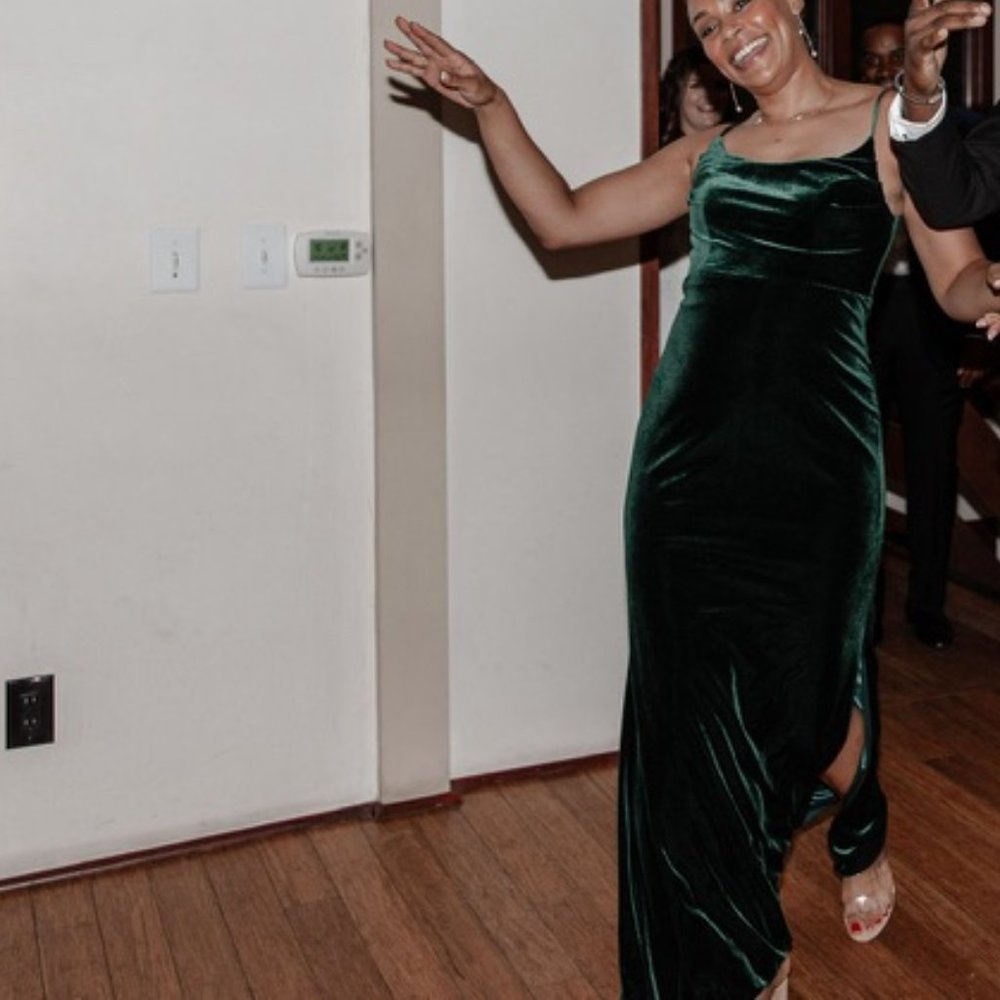 Revelry Skye Velvet Bridesmaid Dress